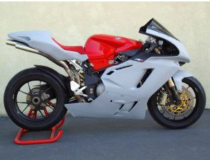 mv agusta f4 1999 - 2009 fiberglass race track fairing kit