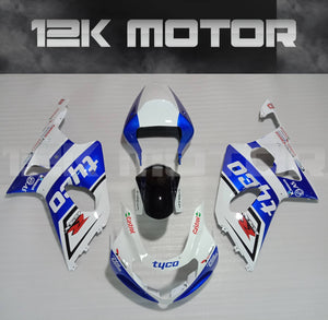 Blue and White Fairing fit for SUZUKI GSXR 1000  2000 2001 2002 Aftermarket Fairings Kit
