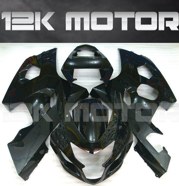 SUZUKI GSXR 600/750 2004 2005 Gloss Black Fairing | 12K MOTOR