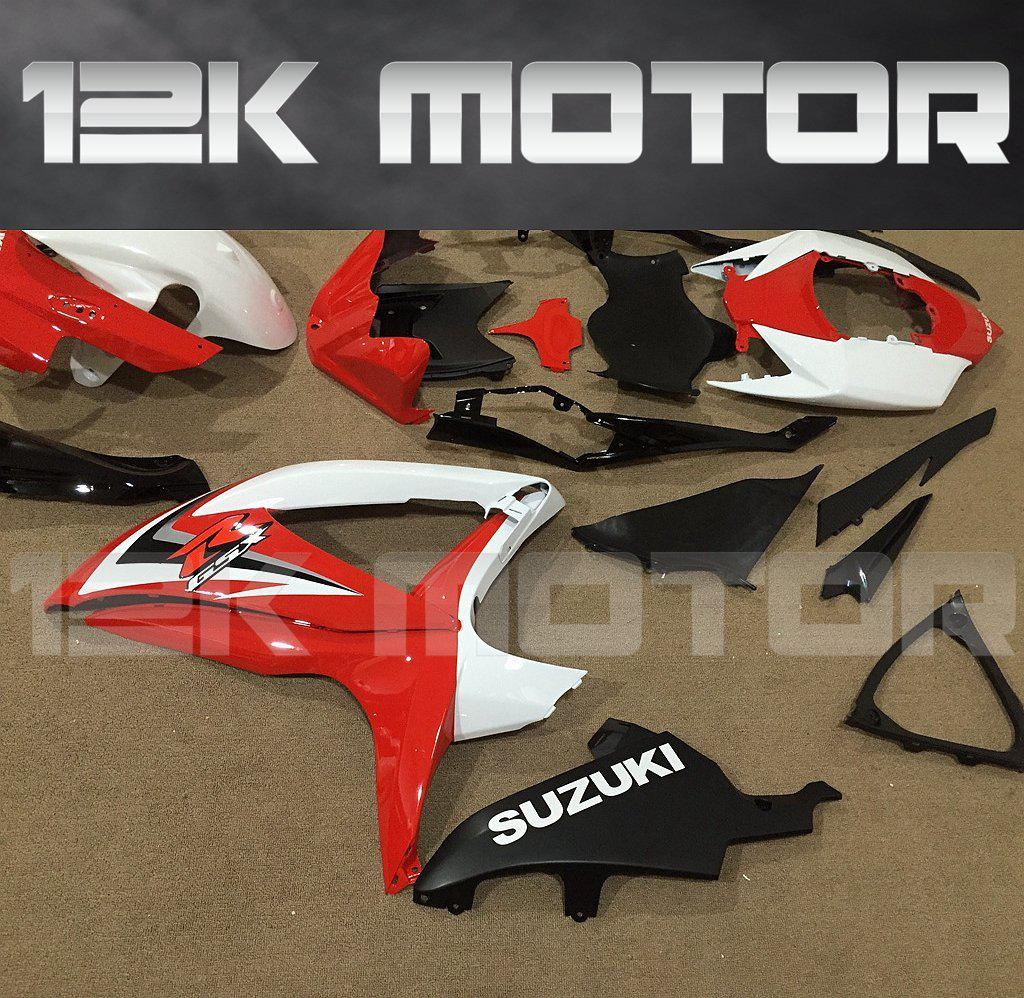 SUZUKI GSXR 600/750 2008-2010 Red Design Fairing | 12K MOTOR