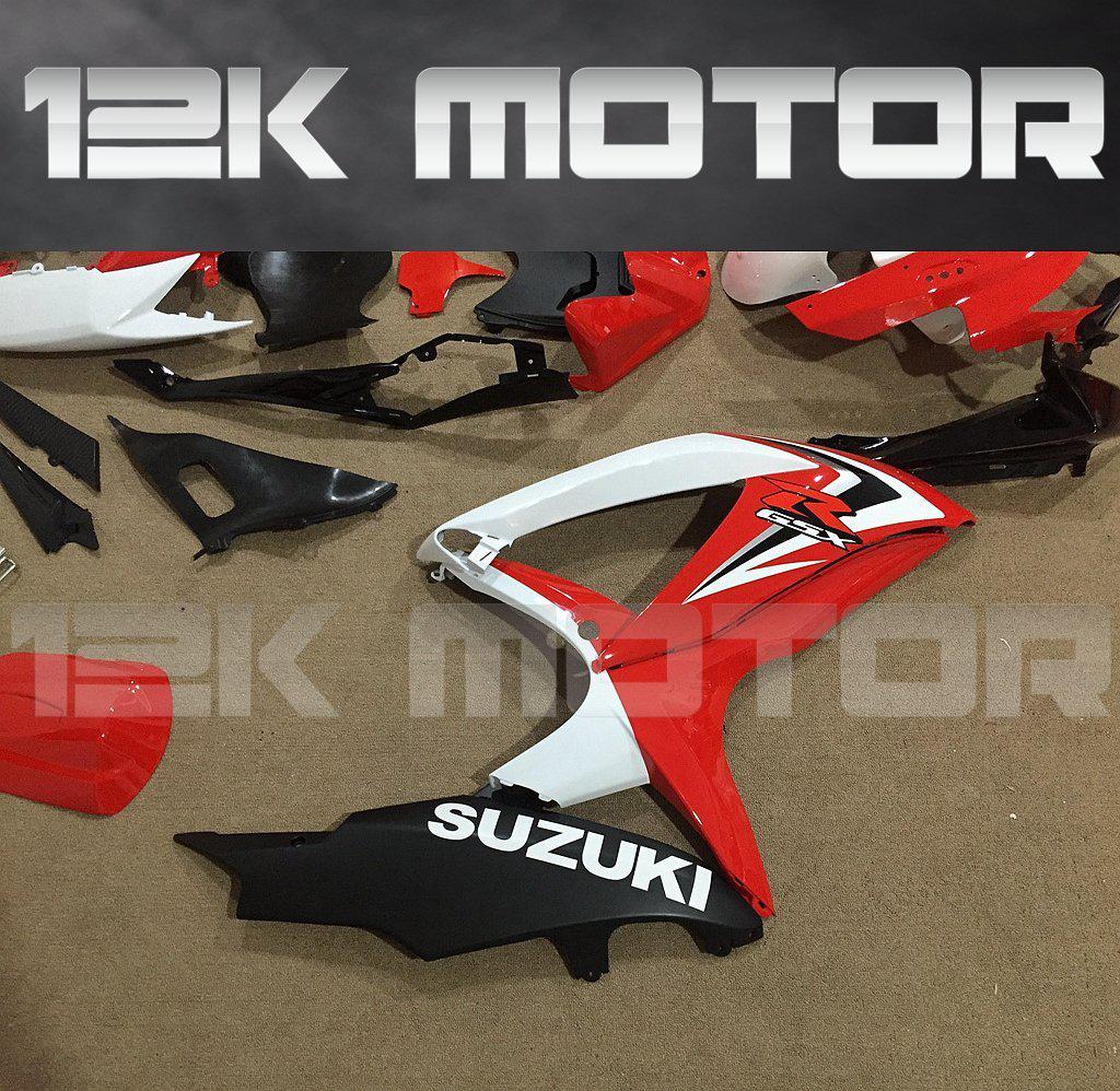 SUZUKI GSXR 600/750 2008-2010 Red Design Fairing | 12K MOTOR