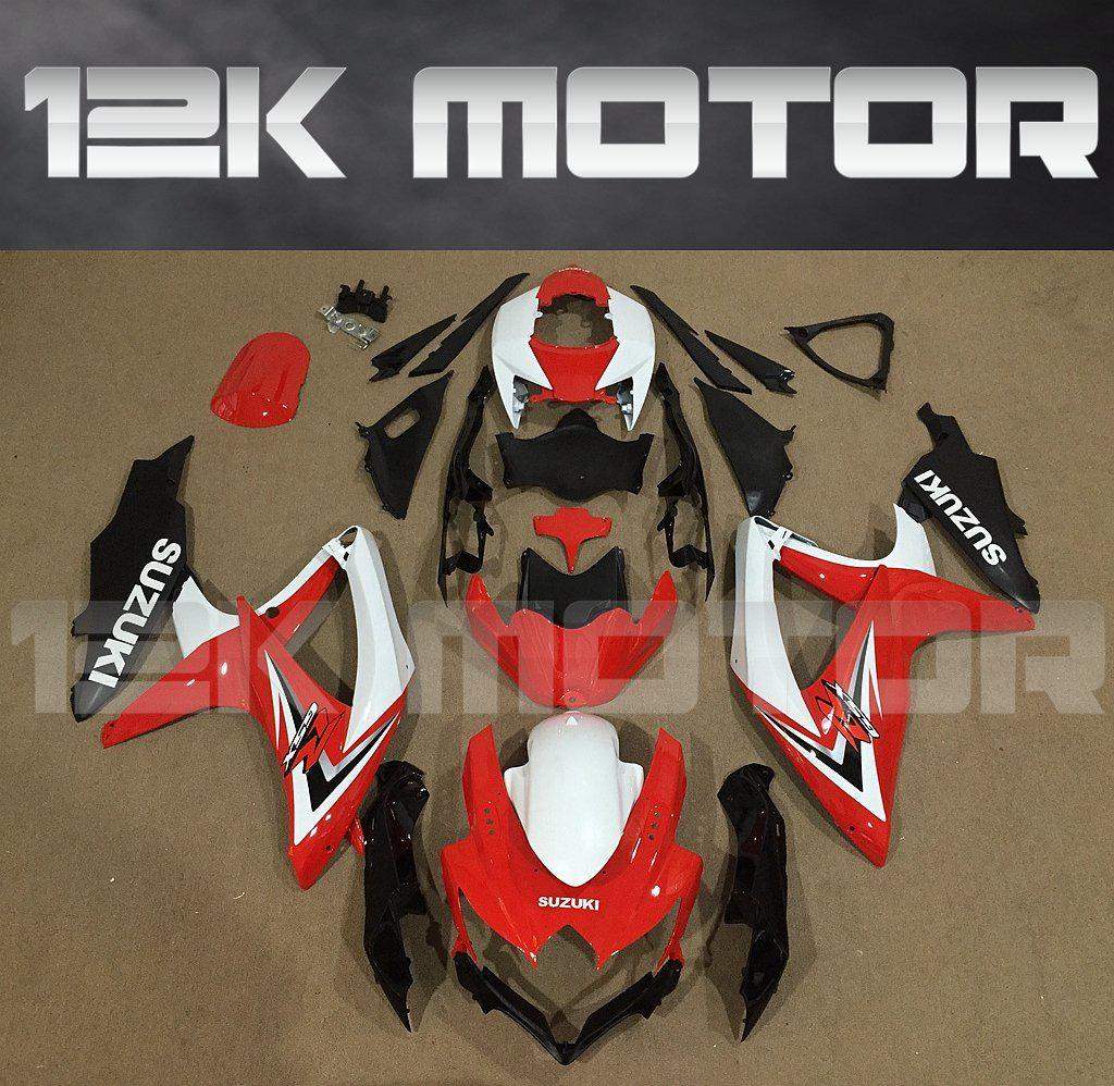 SUZUKI GSXR 600/750 2008-2010 Red Design Fairing | 12K MOTOR