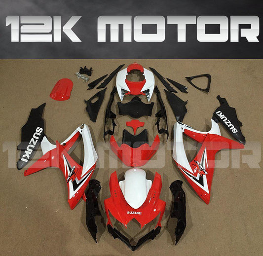SUZUKI GSXR 600/750 2008-2010 Red Design Fairing | 12K MOTOR