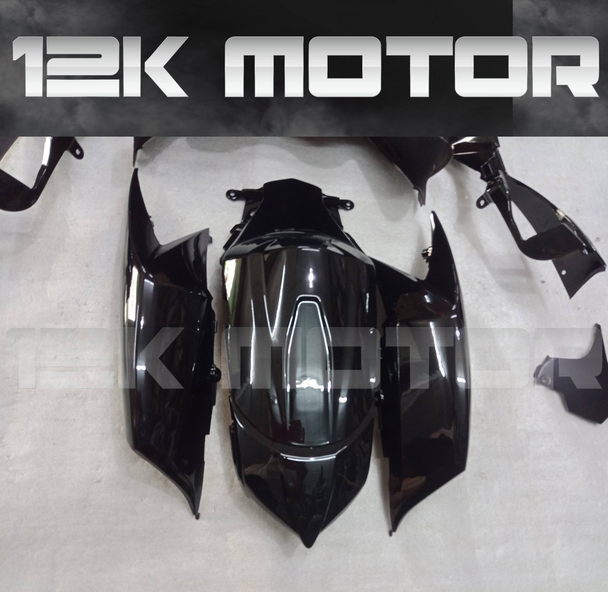 SUZUKI GSXR 600/750 2008-2010 Red Flame Design Fairing | 12K MOTOR