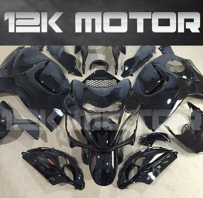 SUZUKI Hayabusa GSX1300R 2008-2018 Plain Gloss Black Fairing | 12K MOTOR
