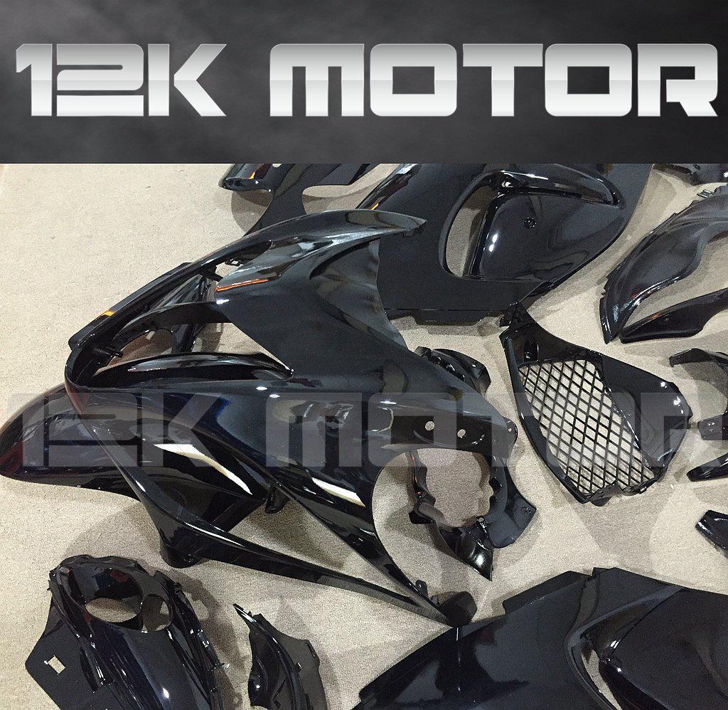 SUZUKI Hayabusa GSX1300R 2008-2018 Plain Gloss Black Fairing | 12K MOTOR