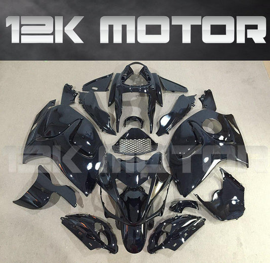 SUZUKI Hayabusa GSX1300R 2008-2018 Plain Gloss Black Fairing | 12K MOTOR